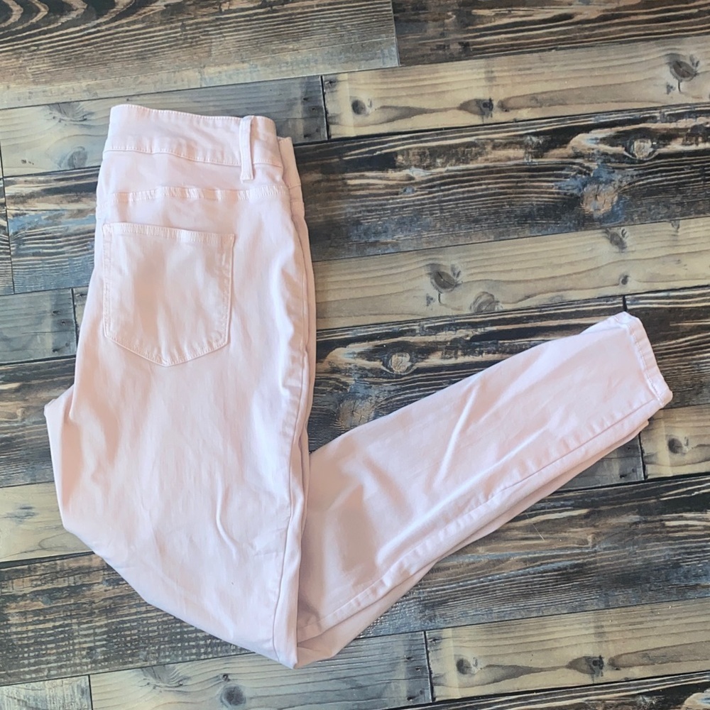 Maurices Light Pink Skinny Jeans